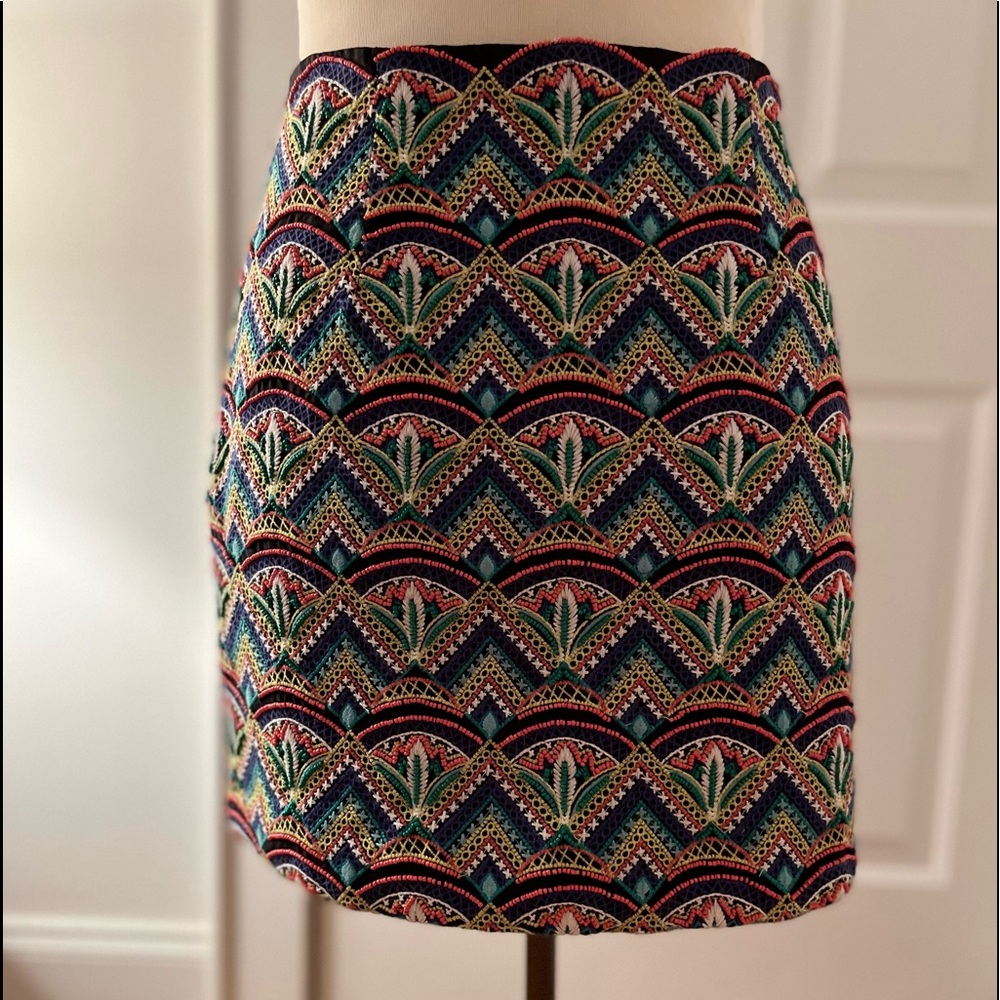 Anthropologie / Ollari Beaded skirt